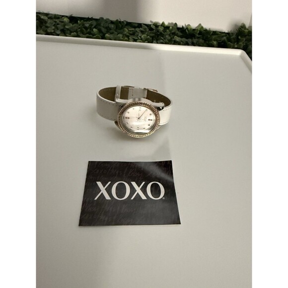 XOXO Womens Watch Set 6 Interchangeable Bands Boxed Rose Gold Tone - Not Working - Picture 4 of 4
